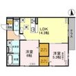 モンテゾーロ西田辺の間取図