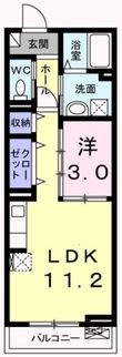 フランコリーヌの間取図