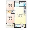 I maison Rhodonの間取図