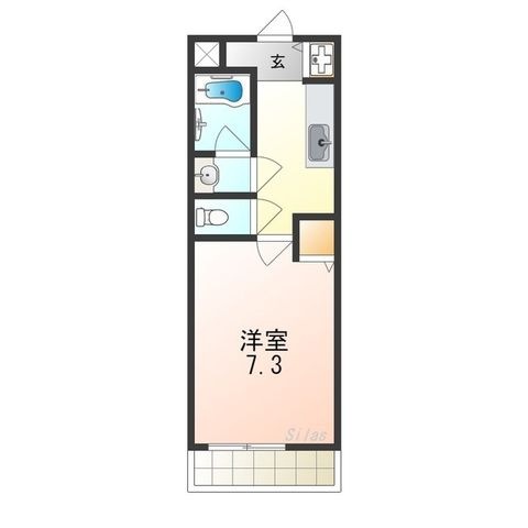 拡大写真:メイコーパレス 1階103の間取り
