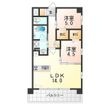 スプランディッド天王寺SOUTHの間取図