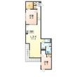 D-residence西野A棟の間取図