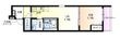 フジパレス北野田Ⅵ番館の間取図