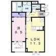 キャスロック北花田の間取図