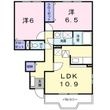 松原市柴垣2丁目の間取図