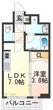 大阪市港区磯路3丁目の間取図