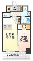 大阪市港区磯路3丁目の間取図