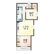 フォレストクリエオーレ枚岡弐番館の間取図
