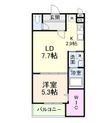 大東市南郷町の間取図