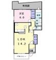 和泉市葛の葉町2丁目の間取図