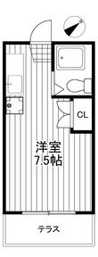 大月コーポの間取図