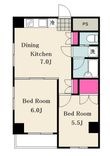 世田谷区代沢4丁目の間取図