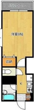 渋谷区代々木3丁目の間取図