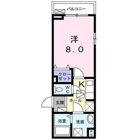 拡大写真:世田谷区北沢5丁目 1階101の間取り
