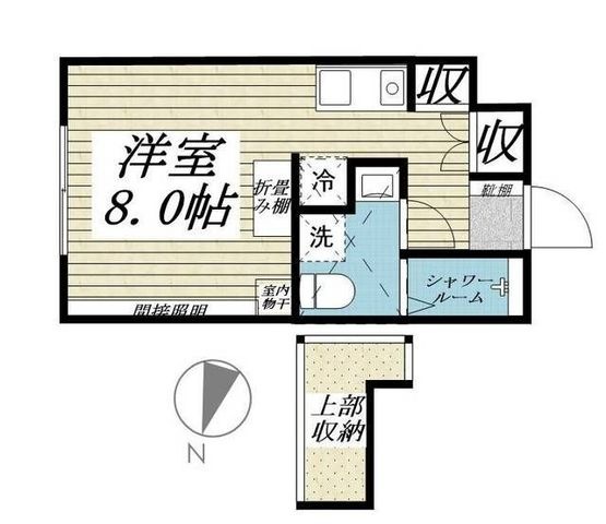 拡大写真:世田谷区駒沢3丁目 2階204の間取り