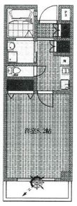 世田谷区喜多見8丁目の間取図