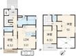 入間町貸家の間取図