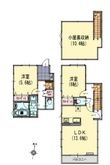 世田谷区成城7丁目の間取図