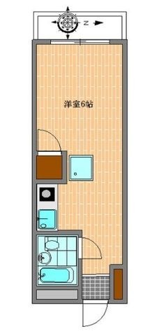 拡大写真:狛江市岩戸北4丁目 2階203の間取り