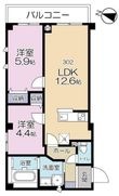 世田谷区船橋2丁目の間取図