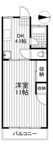 啓和コーポの間取図