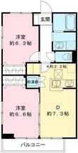 プレジールの間取図