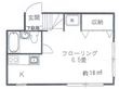 渋谷区幡ヶ谷2丁目の間取図