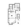 杉並区方南2丁目の間取図