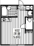 DIOR下北沢の間取図