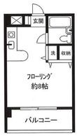 渋谷区幡ヶ谷2丁目の間取図