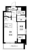 杉並区下高井戸1丁目の間取図