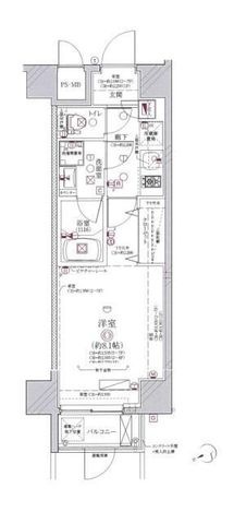 拡大写真:世田谷区北沢2丁目 1階101の間取り