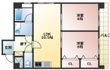 広島市西区楠木町2丁目の間取図
