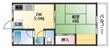 広島市西区南観音1丁目の間取図