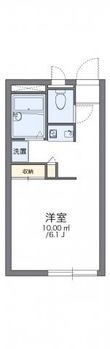 レオパレスフォンターナの間取図