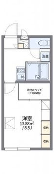 レオパレス比叡尾の間取図