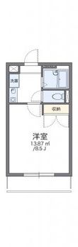 レオパレスエスペランサの間取図