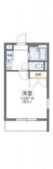 レオパレスエスペランサの間取図