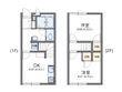レオパレスDACHIKAの間取図