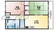 広島市西区南観音2丁目の間取図
