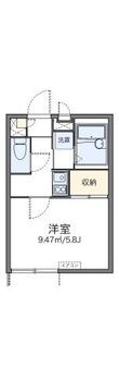 レオパレスきのした荘の間取図