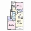 畠敷町アパート Aの間取図