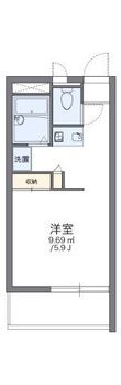 レオパレスJYOYAMAの間取図