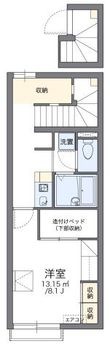 レオパレス三宅の間取図