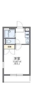 レオパレスソレイユの間取図