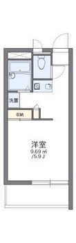 レオパレスみのりビルⅡの間取図