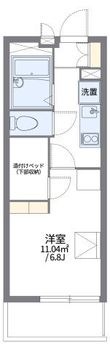 レオパレス東久保の間取図