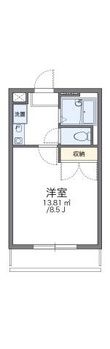レオパレスポラールの間取図