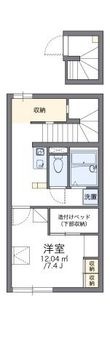 レオパレスはなみずきの間取図