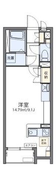 レオネクストカーサカメヤマの間取図